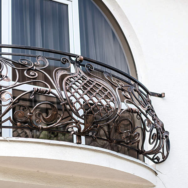 Ковані балконні перила